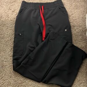 Figs Bottoms Charcoal XS